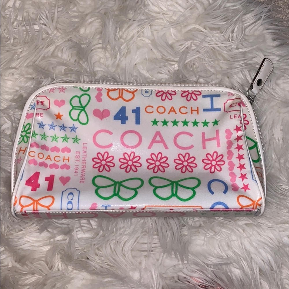 Coach toiletry bag